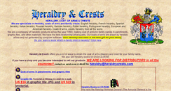 Desktop Screenshot of heraldrycrests.com